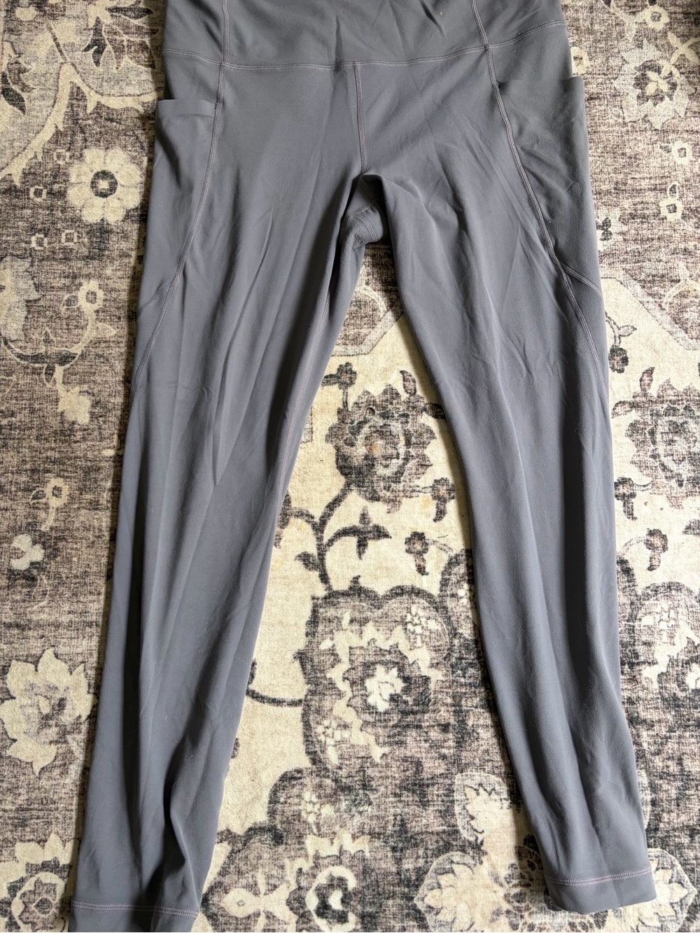 Athleta Gray High-Waist Leggings